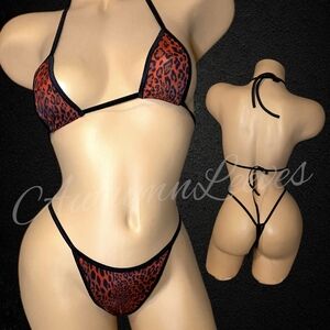 Leopard Print Bikini Set
